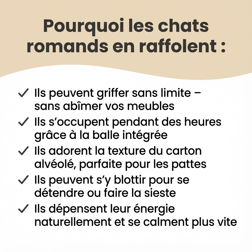Griffoir en spirale interactif pour chats